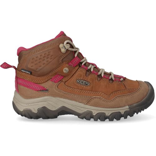 Keen Targhee IV Mid Damen Wanderschuhe Bison/Beaujolais Größe 40