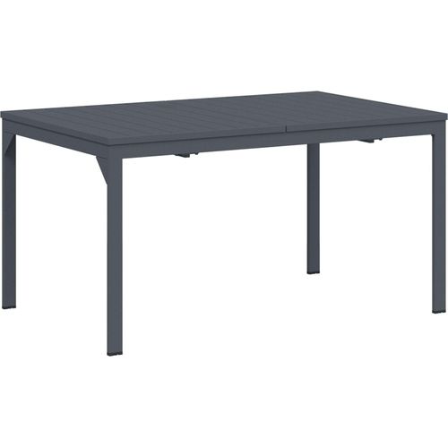 Ausziehtische 2 Stück Anthrazit 210x90x73 cm Stahl, Ausziehbarer Gartentisch Anthrazit (140-210)x90x73 cm Stahl, Gartentische DesignMöbel Neu