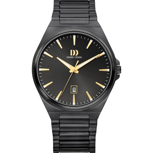 Danish Design IQ96Q1303 Herren-Armbanduhr Quarz DKx Pro Grau/Goldfarben
