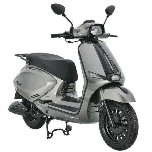 Motorroller Napoli 125 ccm 85 km/h EURO 5+ silber-schwarz