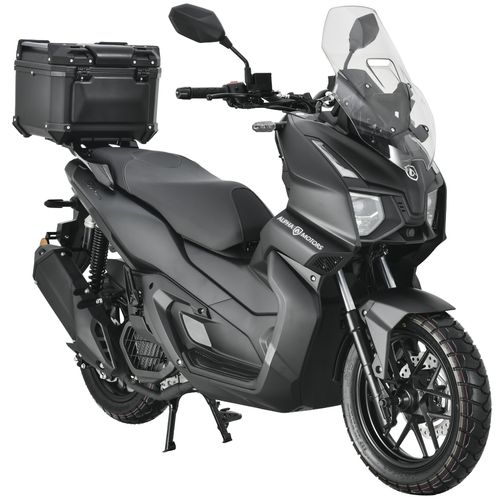 Motorroller ADV X-treme 125 ccm 85 km/h EURO 5+ schwarz inkl. Topcase