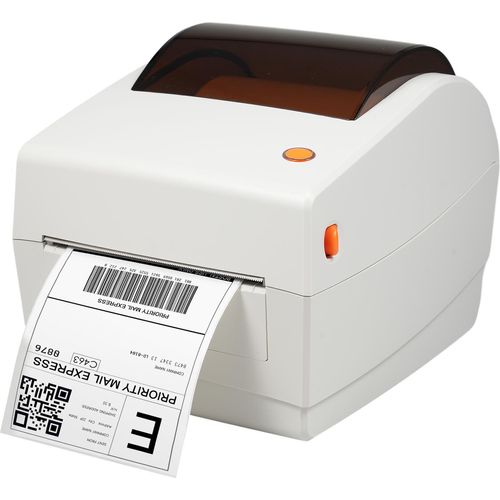 Bisofice Thermal -Etikettendrucker 4*6in -Beschriftungen Druckmaschine USB -Anschluss Hochgeschwindigkeits -Commerkrydesktop Direkthersteller für Versandpakete, die mit Android Windows -System kompatibel sind