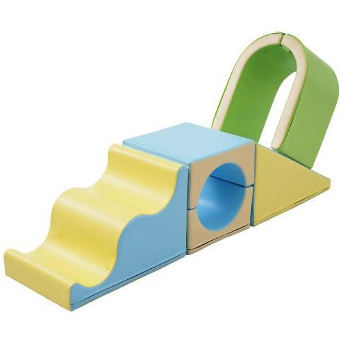 Abenteuer Riesigen Bunten 6-in-1 Schaumstoff-Bausteinen Kreatives Spielen Krabbeln Durch Boegen Rutschen Kinderspielzeug Lernspielzeug Bausteine