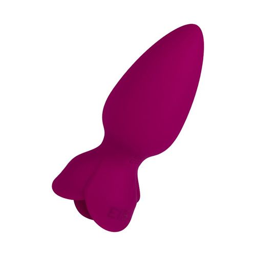 Rosenförmiger Analvibrator aus Silikon, 10,5 cm