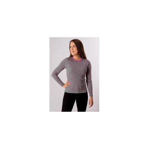 Line Long Sleeve Pullover - Super Pink/Jelly Bean - ONLY