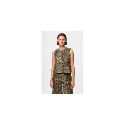 Salume Denim Top - Weißer Pfeffer Leo - PIECES