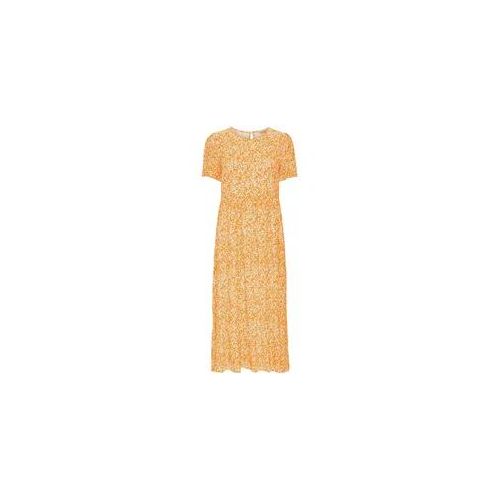 MALE MIDI Kleid - Blume Orange - ONLY