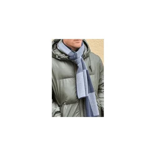 Schal - blaues langes Netz - Mann - TeeShoppen