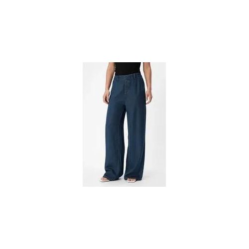 Rahmen Lisa breit Pants - Dunkelblau Denim Spülenwäsche - Object