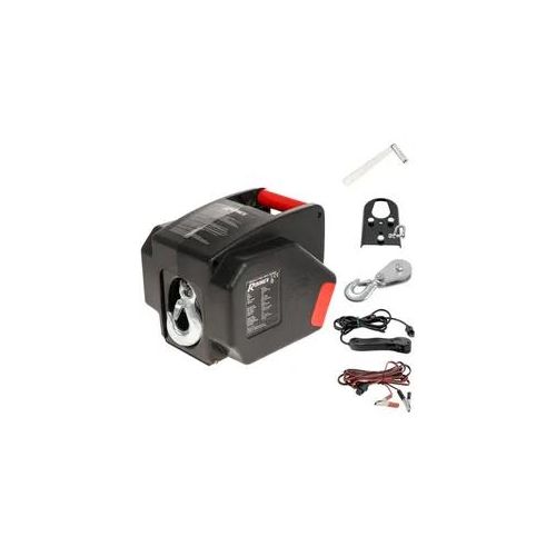 Ribimex PE12V - Batteriebetriebene Seilwinde 12V - mit Fernbedienung