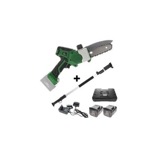 Akku-Astkettensäge GreenBay TopSaw 5C - mit 2 Akkus 16,8 V - 2 Ah
