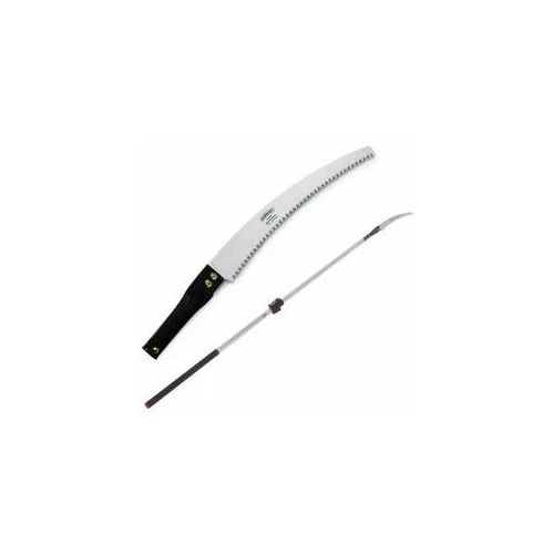 Gebogene Handsäge 330 mm auf ovalem Teleskopschaft aus Aluminium 2 m Archman Art. 25+69