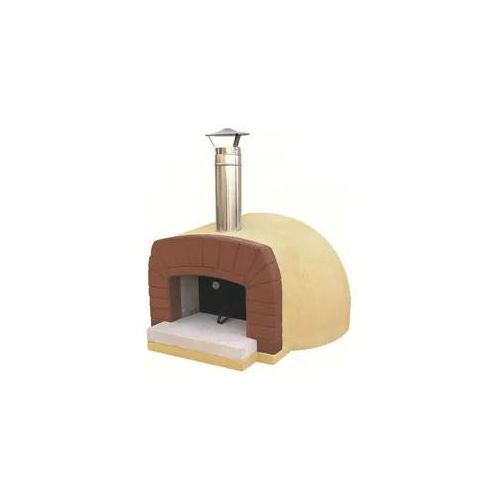 Linea VZ Etna - Holzbackofen für den Aussenbereich - mit Ø 85 cm Kochfläche - 3 Pizzen
