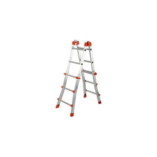Gierre Peppina AL010DS - 2x6 Stufen, 2,71 m - Teleskopleiter aus Aluminium