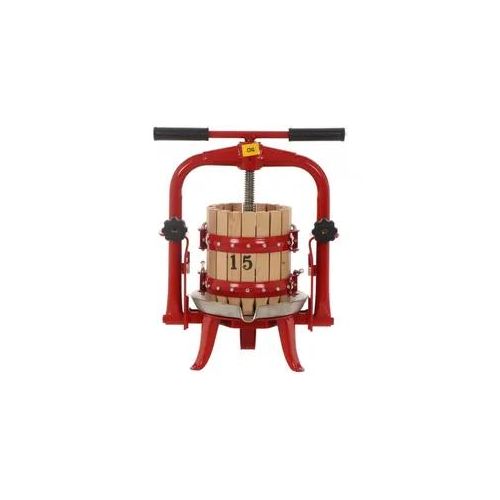 Baesso F15 - Obst- und Gemüsespindelpresse 6 L - Holzpresskorb