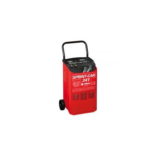Helvi sprint CAR 341 - Batterieladegerät und Starter auf Rädern - 12/24 V
