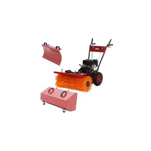 Benzin Kehrmaschine- Mehrzweckgerät - GeoTech SS 680 WEL EVO - Breite 80 cm - E-Starter