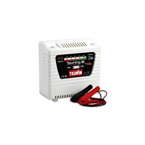 Telwin Touring 15 - Akkuladegerät - Batterien von 12 bis 24 V - LED-Aufladeanzeige