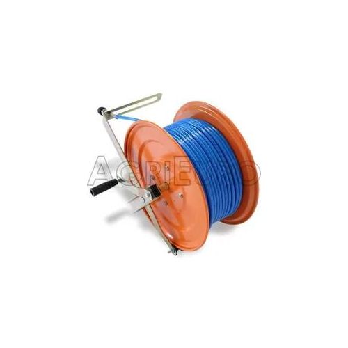 Druckluft Schlauchtrommel Aufroller + 50 Meter Schlauch aus Polyurethane