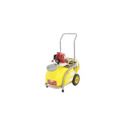 Membranpumpe GeoTech SP 320 2S aus Aluminium auf Wagen mit 2-Takt Motor - Öl-Benzin-Gemisch