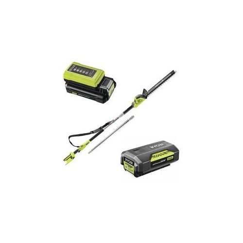 Akku-Heckenschere mit Teleskopschaft RYOBI RY36PHT50A-0 36V - 2Ah - Schwert 50 cm