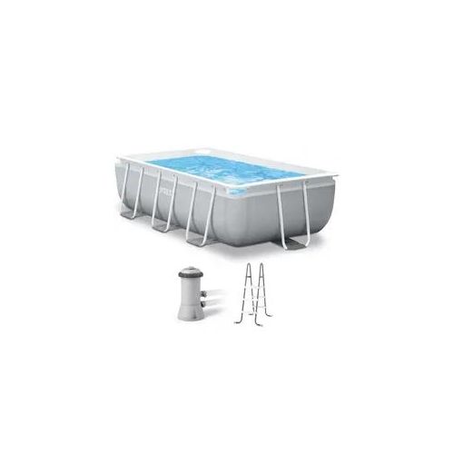 Intex Prisma Frame 26784NP - Aufstellpool + Filterpumpe und Poolleiter