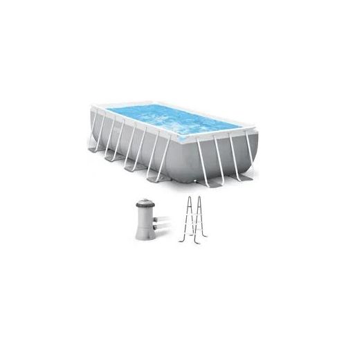 Intex Prisma Frame 26790NP - Aufstellpool + Filterpumpe und Poolleiter