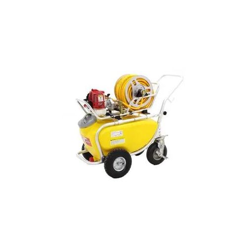 Karrenspritze mit Membranpumpe GeoTech SP 550 2S ALU mit Zweitaktmotor mit Öl-Benzin-Gemisch