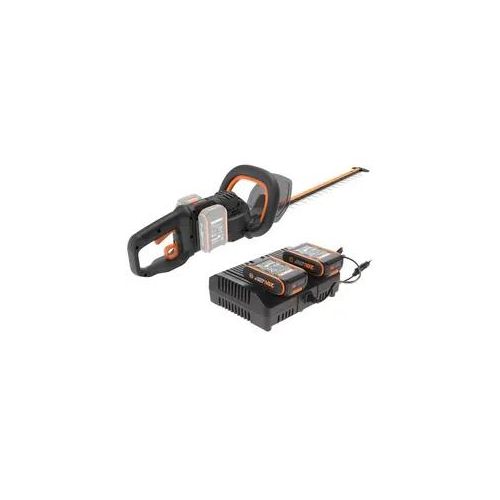 Akku-Heckenschere Worx Nitro WG286E - 2x 20V 2Ah - 60 cm Schwert aus Stahl