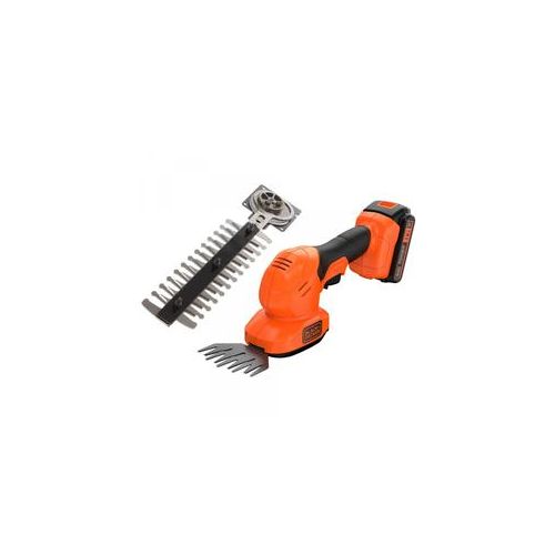 Black & Decker B&DBCSS18D1W - Akku-Grasschere - Heckenschere - 18V/2ah