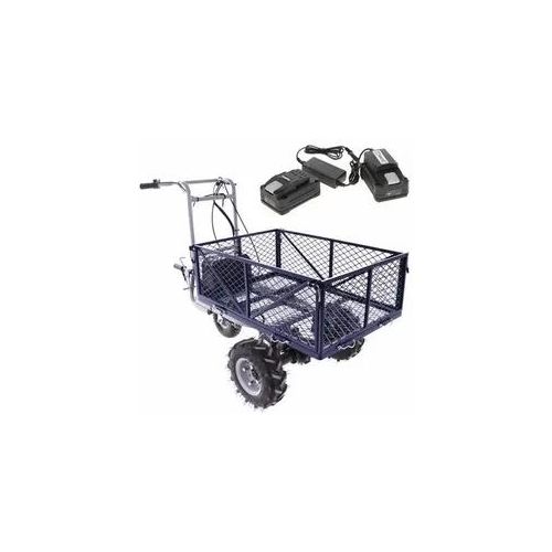 Akku Schubkarre auf Räder BullMach Helios 230 O mit 2 Akkus 48V 2Ah
