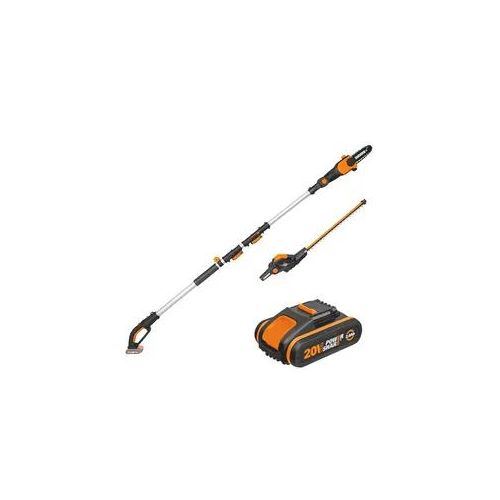 Worx WG908E - Akku-Multifunktionsastkettensäge und Hochentaster - Akku 20V 2Ah