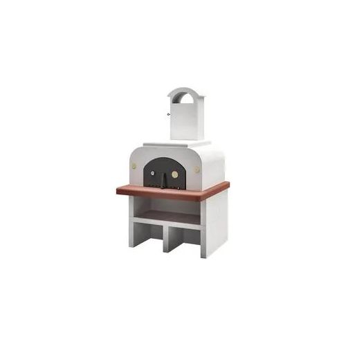 Palazzetti Easy Medium mit Unterbau - Holzbackofen Pizzaofen - Innenraum 77x65 cm