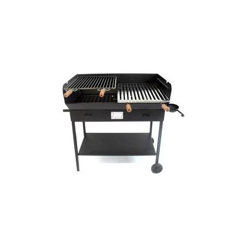 Cruccolini Party - Holzkohlegrill mit Doppelgrillrost - aus schwerem Stahl