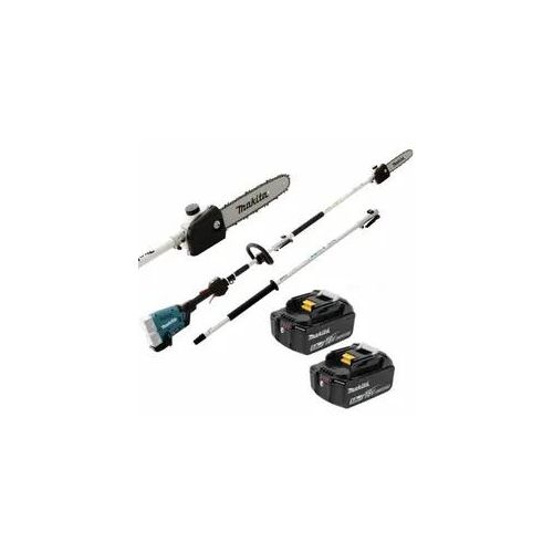 Akku-Hochentaster 36V Multifunktion Makita DUX60 mit 108cm Teleskopschaft - Batterie 2x18V 3Ah