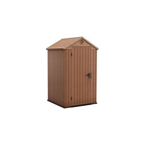 Keter Darwin braun - Gartenhaus Schuppen - 123.8x117x205 cm