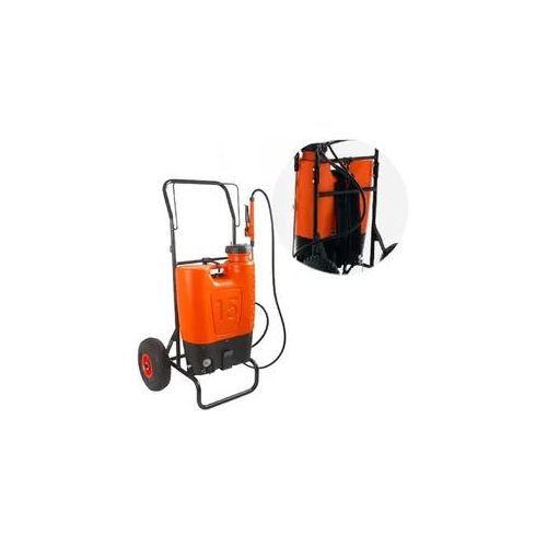 Akku Rückenspritze Stocker auf Wagen - 15L Tank, max. 5 bar
