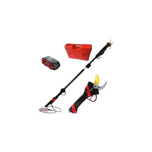 Akku-Baumschere Infaco F3020 mit festem Carbon-Verlängerungsschaft 227 cm - Standard Kit Ø 40 mm - Akku und Rucksack enthalten