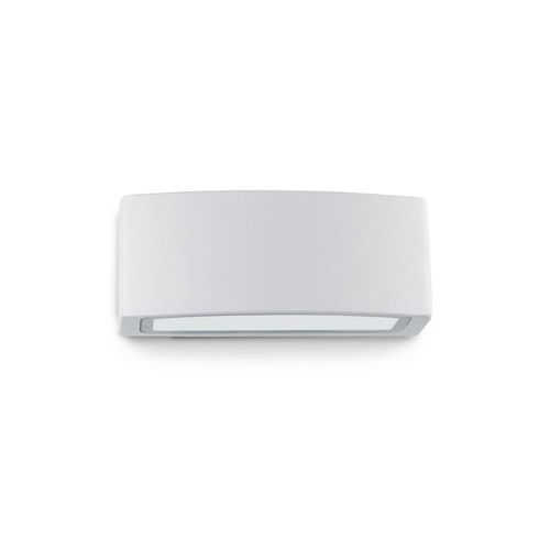 Ideal Lux Außenwandlampe Andromeda, grau, Breite 22 cm, Alu