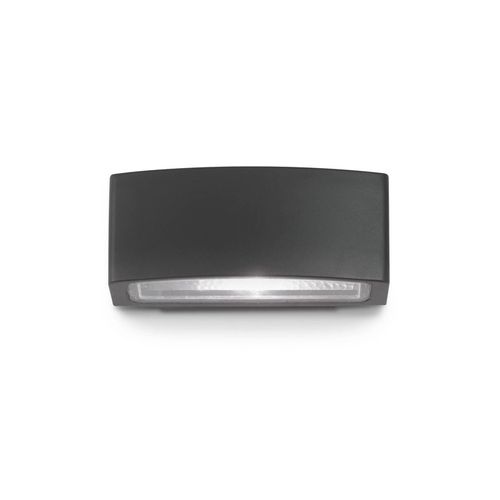 Ideal Lux Außenwandlampe Andromeda schwarz, Breite 22 cm Alu