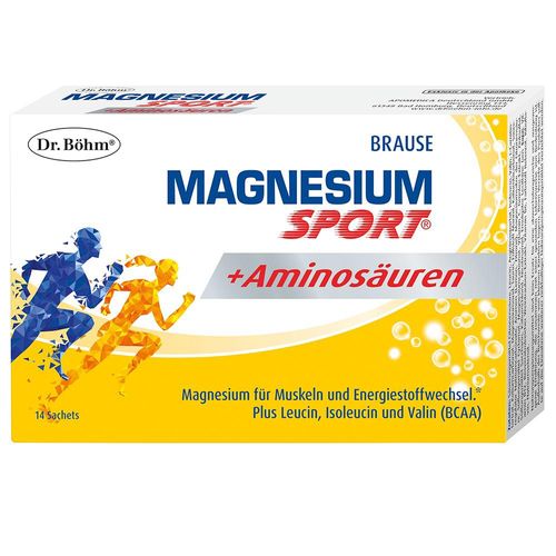 DR.BÖHM Magnesium Sport+Aminosäuren Granulat 14 St