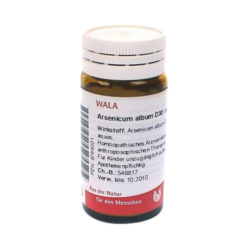 ARSENICUM ALBUM D 30 Globuli 20 g