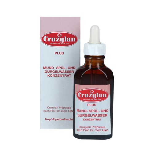 CRUZYLAN Plus Mund-/Spül- u.Gurgelwasserkonz.m.Pip 50 ml