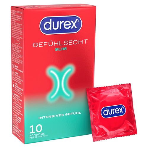 DUREX Gefühlsecht Slim Kondome 10 St