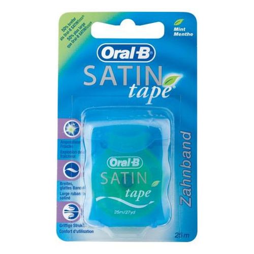 ORAL B Zahnseide SATINtape blau Blisterkarte 1 St
