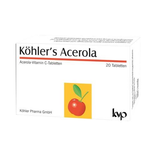 KÖHLER'S Acerola Tabletten 20 St