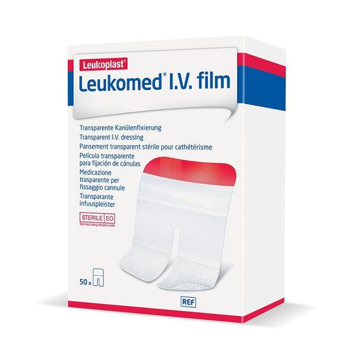 LEUKOMED I.V. film 7x9 cm Pflaster 50 St