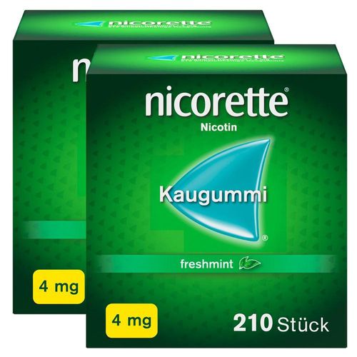 NICORETTE KAUGUMMI 4 MG FRESHMINT 3X210 ST. 3X210 St