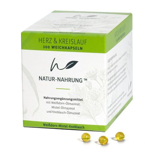 NATUR-NAHRUNG Herz & Kreislauf Weißd.+Mistel+Knobl 300 St