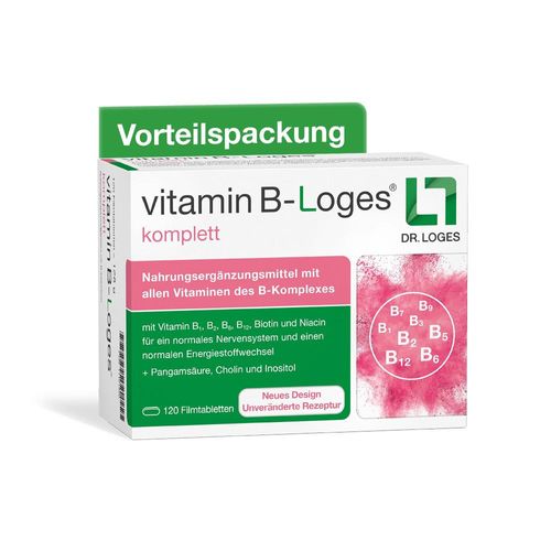 vitamin B-Loges komplett: Mehr als ein Vitamin B-Komplex 120 St